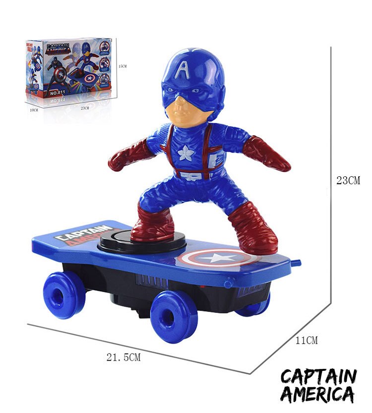 New Electric Superhero Spiderman Car Scooter Avengers ChristmasToy For Chidren