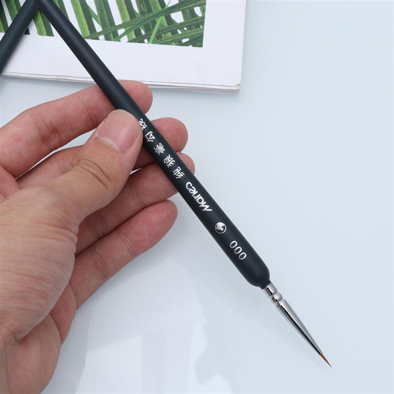 5 PCS Miniature Paint Brush Set Professional Nylon Brush Thin Hook Line