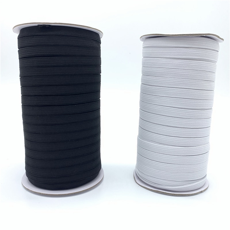 3/6/8/10/12mm 5yards/Lot HighElastic Sewing Elastic Ribbon Elastic